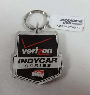 Verizon IndyCar Series Mirror Finish Collector Keychain Indy 500 - Image 1 of 4