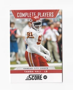 2012 Score Complete Players #16 Tamba Hali Kansas City Chiefs Penn State PSU - Imagen 1 de 2