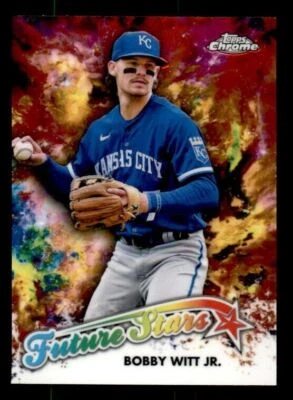 2023 Topps Chrome Future Stars #FS2 Bobby Witt Jr. Royals - Image 1 of 2