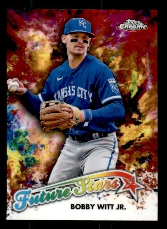 2023 Topps Chrome Future Stars #FS2 Bobby Witt Jr. Royals - Image 1 of 2