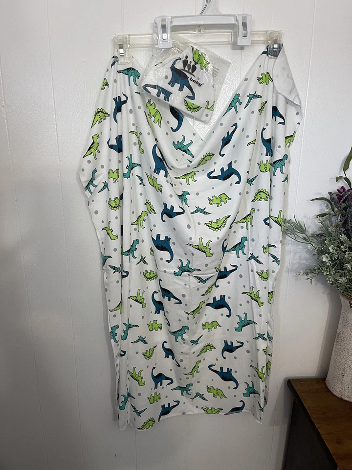 Miracle Baby динозавр одеяло пеленки хлопок эластичной соответствующий шляпа новый в упаковке 36 X 36  - Изображение 1 из 4