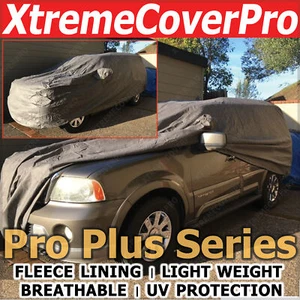 2001 2002 Lincoln Navigator SWB Breathable Car Cover w/Fleece Dark Gray - Picture 1 of 12