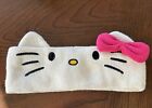 Sanrio Hello Kitty Knit Headband Head Ear Warmer Hair Band Winter Pink Child