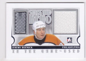 13-14 ITG Used Jeremy Roenick /20 Jersey Stick And Memo Flyers 2013 - Picture 1 of 1