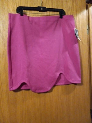 Black History Month Womens Pink Sammy B High-Rise  A-Line Skirt M,  XL,2X 3X - Image 1 of 4