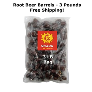Root Beer Barrels - Rich Bold Flavor - 3LB Bulk Bag – Save! -Free Shipping! - Picture 1 of 6