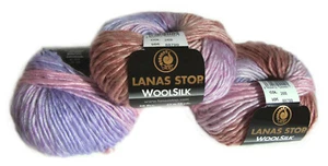WOOLSILK LANAS STOP Merino Seide FARBVERLAUF 268 Gradient yarn silk merinowool - Bild 1 von 6