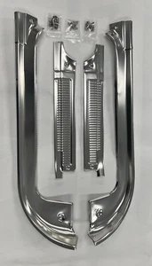 1978-87 CHEVROLET GMC C10 C20 C30 G10 DOOR SILL TRIM KIT 4 PIECES NEW - Picture 1 of 6