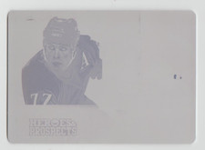 ADAM OATES 2016-17 Leaf In the Game MAGENTA PRINTING PLATE 1 of 1 Real 1/1