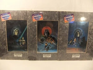 Star Wars Chromart Zanart 1996 Set Chrome Prints ANH ESB ROTJ Lucasfilm Numbered - Bild 1 von 9