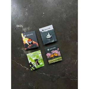 NEU Snow Peak USA Japan exklusive Emaille Pin Anstecker Lagerkocher Feuer Logo - Bild 1 von 8