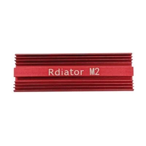 Solid State Hard Drive NVME Heat Sink Hard Disk Aluminum Radiator (Red) - Photo 1/9
