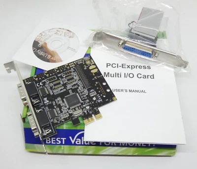 Value MOSCHP MCS9901-CV-CC 2x Serial + 1x Parallel - PCI-E CARD - Image 1 of 3