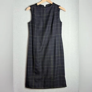 Vestido Pendleton Petite para mujer sin mangas 100 % lana virgen hecho en EE. UU. talla 4 - Imagen 1 de 11