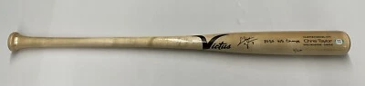 2/20 CHRIS TAYLOR DODGERS SIGNED VICTUS GAME MODEL BAT "2020 WS CHAMPS" INS PSA - Image 1 of 4