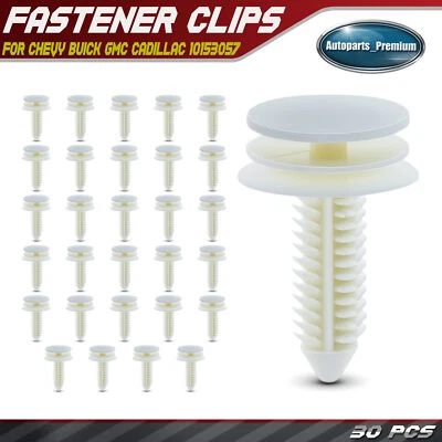 30 piezas clips de sujeción de panel de moldura de puerta de 8 mm para Chevy GMC Cadillac Buick Foto 1 de 4
