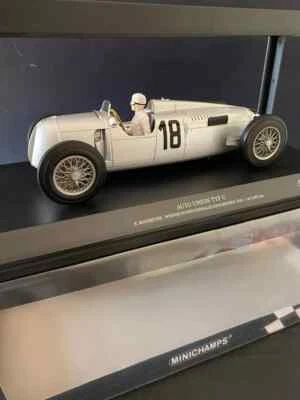 Minichamps 1:18 F1 Auto Union Typ C B. Rosemeyer 1 of 1002 pcs 1936 WINNER - Immagine 1 di 3