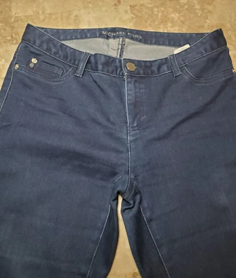Pantalones de mezclilla elásticos azul lavado oscuro talla 8 Michael Kors para mujer Foto 1 de 4