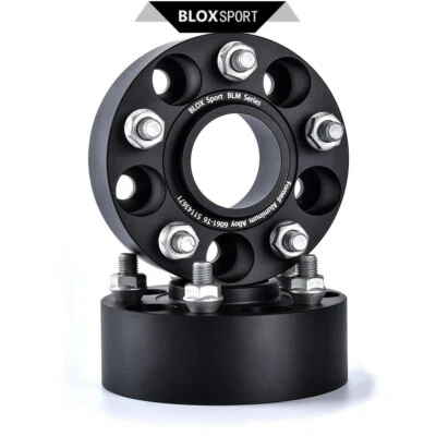 4x 2" 50mm for Mazda RX-8 2004+ Forged Black Wheel Spacers 5x4.5" 5x114.3 CB67.1 - Image 1 of 4