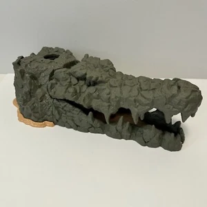 Schleich Wild Life Croco Jungle Research Station Cocodrilo Montaña Juego CABEZA - Imagen 1 de 10