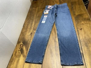 Wrangler Youth Boys Size 12 Classic Straight Blue Jeans Denim Pants NWT - Picture 1 of 11