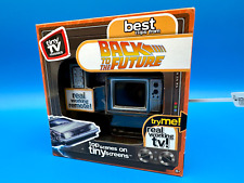 TINY TV CLASSICS BACK TO THE FUTURE MINI TELEVISION + REMOTE BASIC FUN BRAND NEW