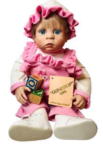 1987 Boots Tyner Doll "Gumdrop" Weighted 19" Realistic Pre-toddler #7696 - Picture 1 of 9