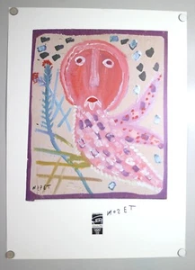 Mose Tolliver SIGNED Litho Poster 96 Cultural Olympics Atlanta Love Owl (A04-C16 - Picture 1 of 6