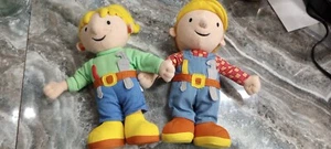 Bob the Builder + Wendy Lot NWT 12” Plush Stuffed Doll Toy Screw Driver/Wrench - Picture 1 of 7
