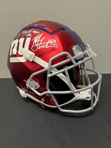 Michael Strahan & Lawrence Taylor Signed Authentic Full Size Schutt F7 Helmet - Picture 1 of 11