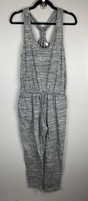 Комбинезон Gap размер маленький без рукавов эластичный пояс галстук повседневный удобный вересковый серый - Изображение 1 из 3