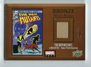 2020 2021 Marvel Ages Bronze Metal Relics New Mutants 1 29/65 - Picture 1 of 1