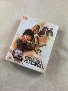 JACKIE CHAN'S POLICE STORY & POLICE STORY 2 BLU-RAY EUREKA REINO UNIDO RARO, SELLADO - Imagen 1 de 6