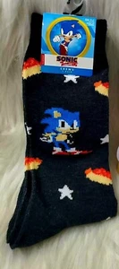 1 PAR DE CALCETINES GO SEGA CLASSIC SONIC THE HEDGEHOG HOMBRE CREWS. - Imagen 1 de 2