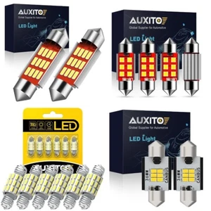 2 PIEZAS 6418 Blanco 6411 36MM Placa LED Etiqueta Bombilla para Mercedes BMW Audi - Imagen 1 de 25
