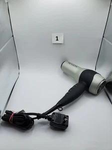Revlon 1875 W Tourmaline IONIC Hair Dryer, Silver Preowned tested rv473 - Picture 1 of 9