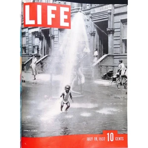 Life Magazine Bound JUL - AUG 1937 9 Issues News Celebrities Events Ads & More - Picture 1 of 13