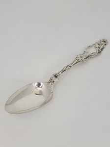 Whiting Lily Sterling Silver Serving Spoon No monogram - Picture 1 of 4