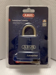 ABUS SUBMARINER PADLOCK 83WPIB/53 - FULLY WEATHER PROTECTED - Picture 1 of 2