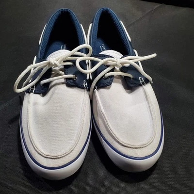 Slip On Shoes Men's 10.5 Tommy Hilfiger Panly White Deck Shoes Boat, Beach - Image 1 of 4