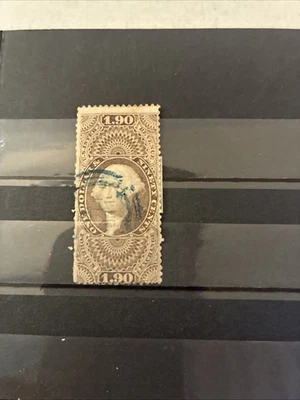 US Revenue R80 Foreign Exchange Cats 200.00 púrpura algunos alarde N168 Foto 1 de 2