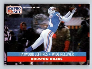 1991 Pro Set - Haywood Jeffires #517 Houston Oilers - Picture 1 of 2