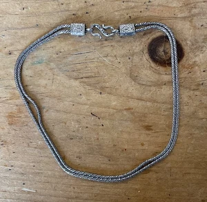 "Collar gargantilla cadena doble cuerda plata esterlina Konstantino - 16,5""" - Imagen 1 de 5