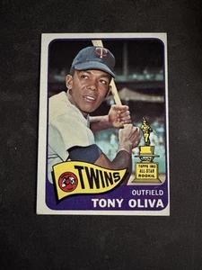 1965 Topps - Tony Oliva #340 Minnesota Twins HOF No Creases Great Color Sharp - Picture 1 of 2