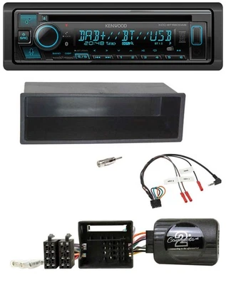 Kenwood Bluetooth DAB CD Lenkrad USB Autoradio für Citroen C2 2006-2010 C3 2006- - Bild 1 von 4