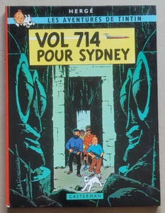 Tintin ; Vol 714 pour Sydney HERGE éd Casterman B 37 1968 2è tirage 12 langues - Imagen 1 de 4