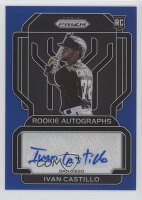 2022 Panini Prizm Rookie Auto Blue Prizm /149 Ivan Castillo #RA-IC Auto RC - Image 1 of 2
