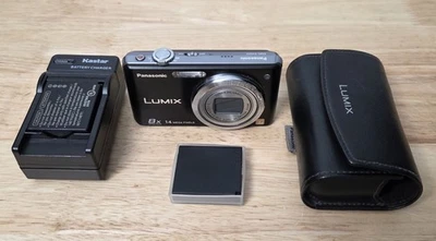 Panasonic Lumix DMC-FH20 14MP 8x Optical Zoom Digital Camera Tested Works - Image 1 of 4