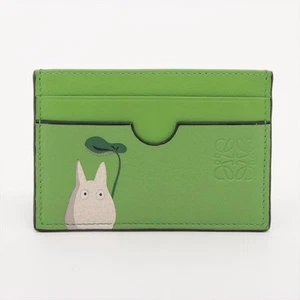 Loewe x Studio Ghibli Anagram Leather Card Case Green - Picture 1 of 9