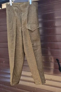 CANADIAN ARMY BATTLEDRESS TROUSERS Size 3 1955 - Picture 1 of 11